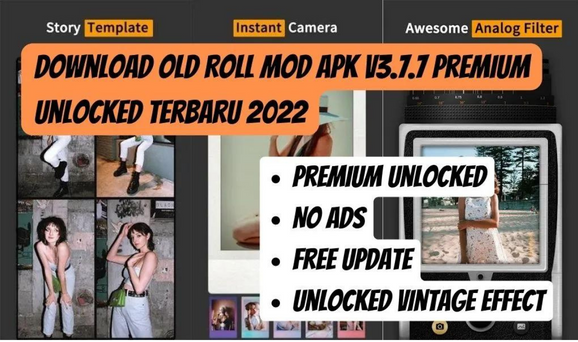 Premium Unlock All Vintage Camera 2022 Old Roll Mod Apk
