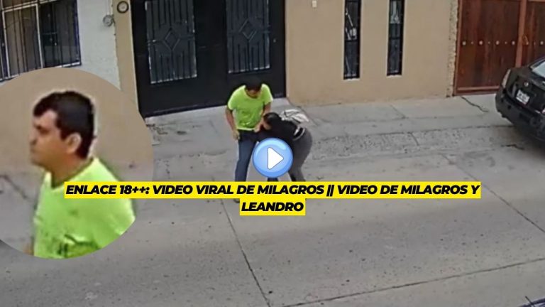 video viral de milagros || video de milagros y leandro